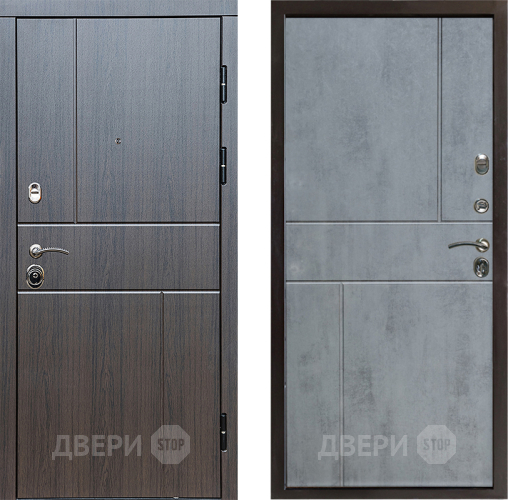 Входная металлическая Дверь Престиж Горизонт Венге Горизонт Бетон темный в Серпухове