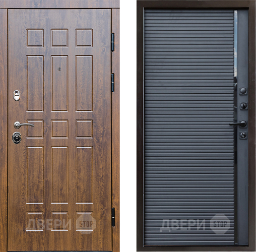 Входная металлическая Дверь Престиж Стандарт Porte Черный кварц в Серпухове