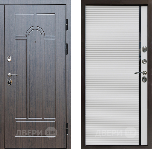 Входная металлическая Дверь Престиж Арка Porte Белый в Серпухове