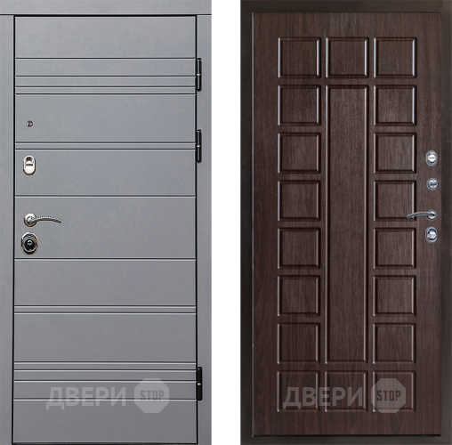 Входная металлическая Дверь Престиж Линия Грэй Престиж Венге в Серпухове