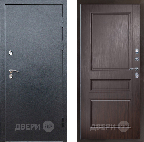 Дверь Престиж TERMO с терморазрывом Снегирь Серебро Классика Венге в Серпухове