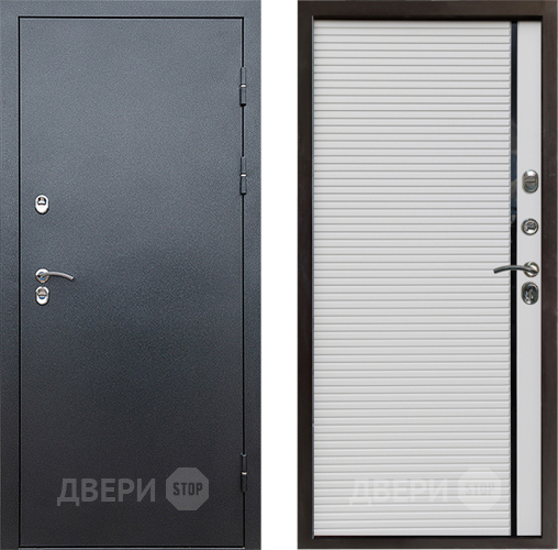 Дверь Престиж TERMO с терморазрывом Снегирь Серебро Porte Белый в Серпухове