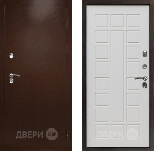 Входная металлическая Дверь Престиж TERMO с терморазрывом Снегирь Медь Престиж Бежевый мат в Серпухове