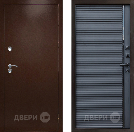 Дверь Престиж TERMO с терморазрывом Снегирь Медь Porte Черный кварц в Серпухове