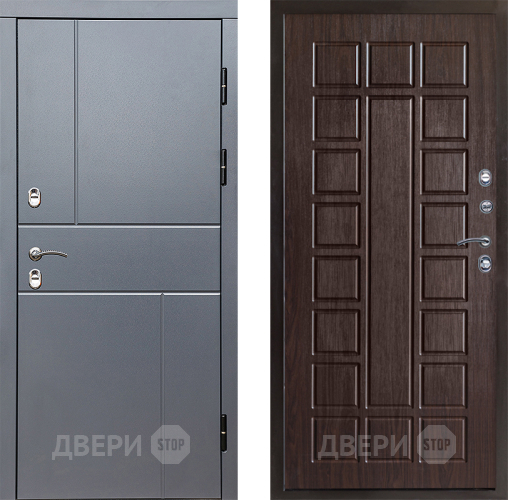 Входная металлическая Дверь Престиж TERMO с терморазрывом Горизонт Грэй Престиж Венге в Серпухове