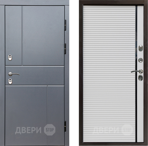 Дверь Престиж TERMO с терморазрывом Горизонт Грэй Porte Белый в Серпухове