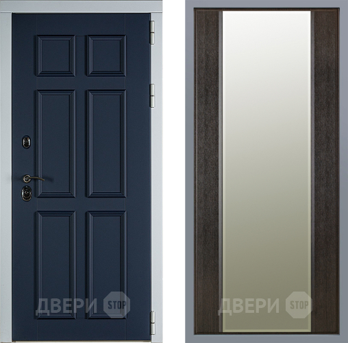 Дверь Заводские двери Стокгольм Зеркало Макси Венге в Серпухове