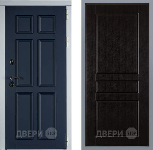 Дверь Заводские двери Стокгольм К-2 Венге в Серпухове