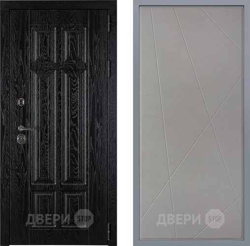 Дверь Заводские двери Мюнхен Флитта Грей софт в Серпухове