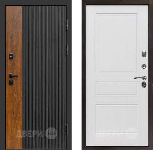 Входная металлическая Дверь Престиж Prestizh Классика Белое дерево в Серпухове