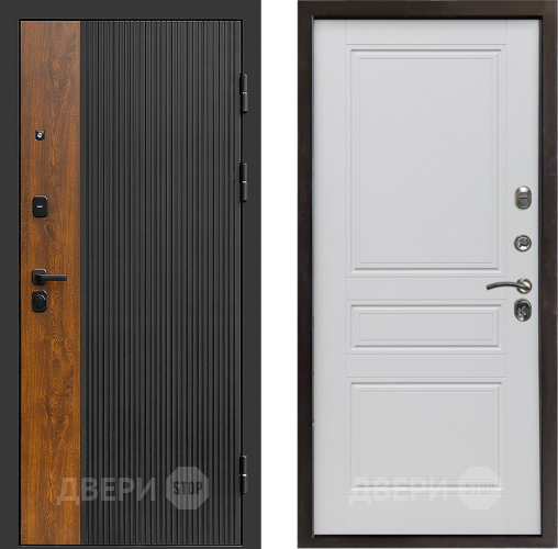 Входная металлическая Дверь Престиж Prestizh Классика Белый матовый в Серпухове