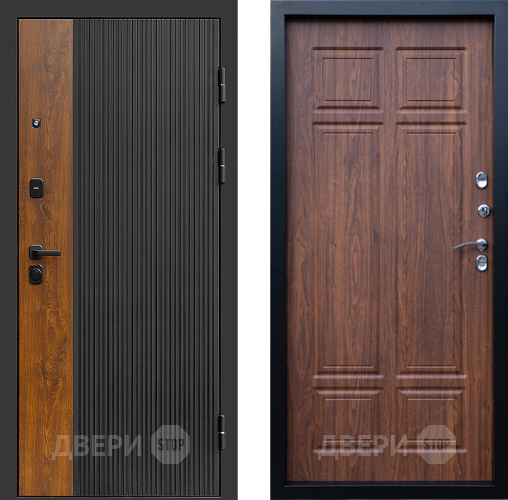 Входная металлическая Дверь Престиж Prestizh Премиум Орех темный в Серпухове