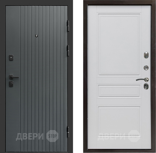 Дверь Престиж Tvist Grey Классика Белый матовый в Серпухове