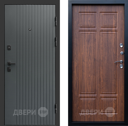 Дверь Престиж Tvist Grey Премиум Орех темный в Серпухове