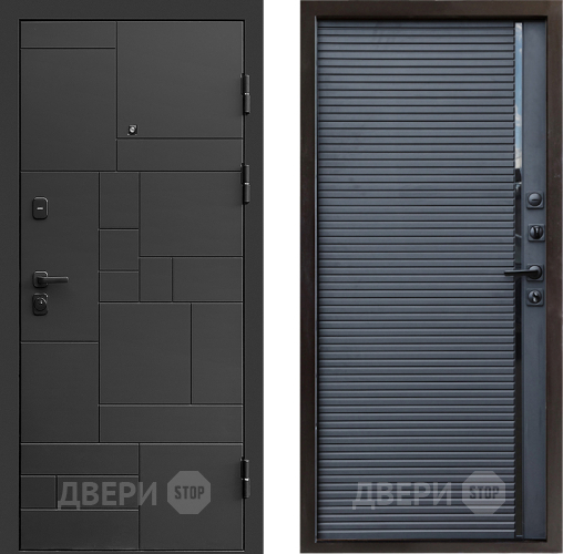 Дверь Престиж Kvadro Porte Черный кварц в Серпухове