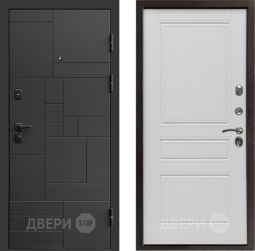 Дверь Престиж Kvadro Классика Белый матовый в Серпухове