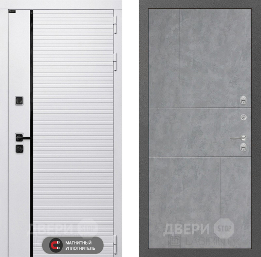 Дверь Лабиринт (LABIRINT) Royal 21 Бетон светлый в Серпухове