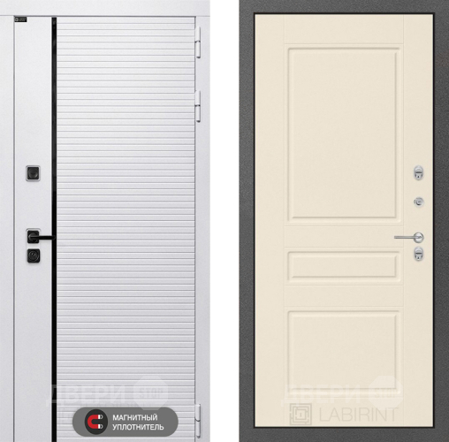 Дверь Лабиринт (LABIRINT) Royal 03 Крем софт в Серпухове