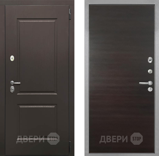 Входная металлическая Дверь Интекрон (INTECRON) Кампо Гладкая Эковенге поперечный в Серпухове