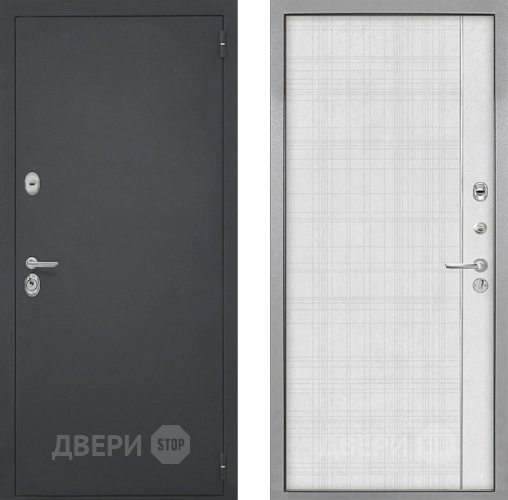 Входная металлическая Дверь Интекрон (INTECRON) Гектор В-07 с молдингом Лофт белый в Серпухове