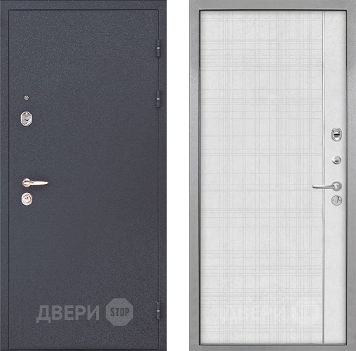 Входная металлическая Дверь Интекрон (INTECRON) Колизей В-07 с молдингом Лофт белый в Серпухове