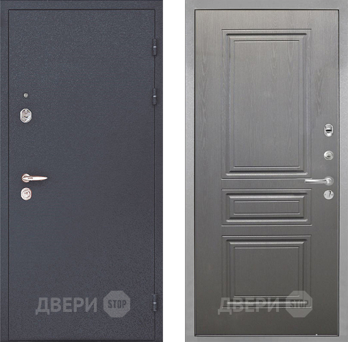 Дверь Интекрон (INTECRON) Колизей ФЛ-243 Графит вуд дуб в Серпухове