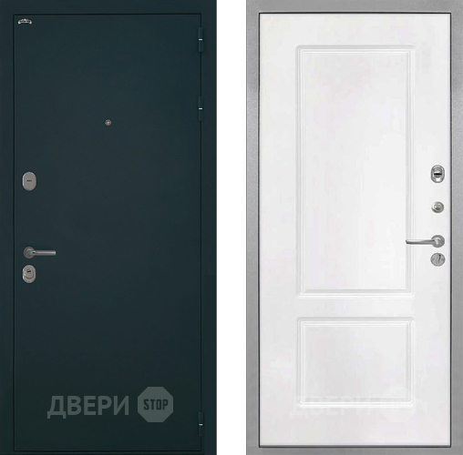 Входная металлическая Дверь Интекрон (INTECRON) Греция КВ-2 Белый матовый в Серпухове