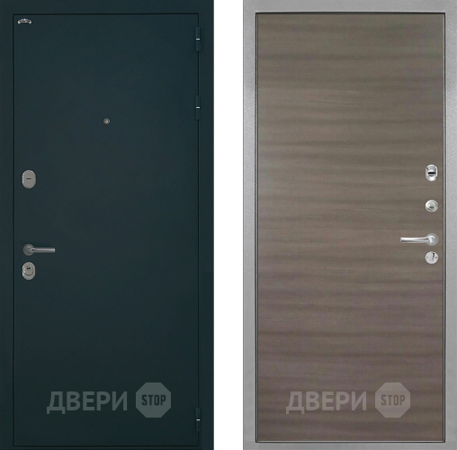 Входная металлическая Дверь Интекрон (INTECRON) Греция Гладкая Дуб тоскано поперечный в Серпухове