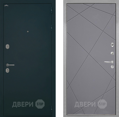Дверь Интекрон (INTECRON) Греция Лучи-М Графит софт в Серпухове