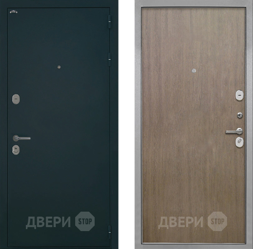Входная металлическая Дверь Интекрон (INTECRON) Греция Гладкая шпон Венге коричневый в Серпухове