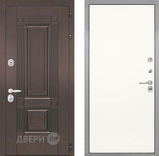Входная металлическая Дверь Интекрон (INTECRON) Италия Гладкая Слоновая кость в Серпухове