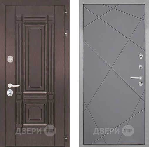 Дверь Интекрон (INTECRON) Италия Лучи-М Графит софт в Серпухове