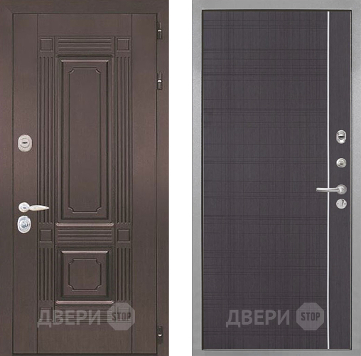 Входная металлическая Дверь Интекрон (INTECRON) Италия В-07 с молдингом Венге в Серпухове