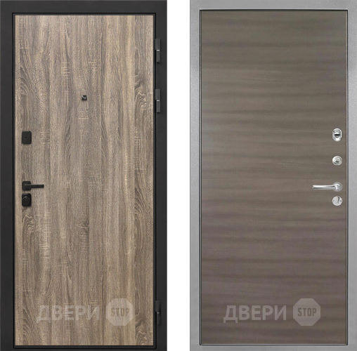 Дверь Интекрон (INTECRON) Профит Black Дуб Турин Гладкая Дуб тоскано поперечный в Серпухове