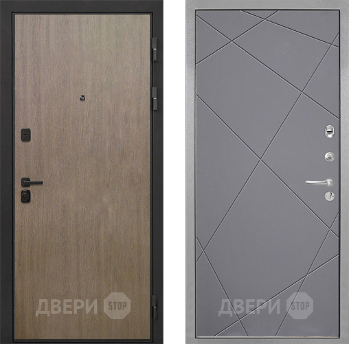 Дверь Интекрон (INTECRON) Профит Black Венге Коричневый Лучи-М Графит софт в Серпухове
