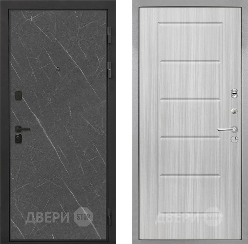 Дверь Интекрон (INTECRON) Профит Black Гранит Лава Оникс ФЛ-39 Сандал белый в Серпухове