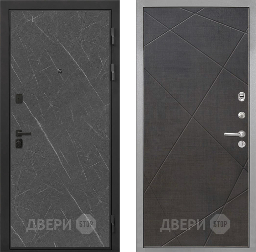 Дверь Интекрон (INTECRON) Профит Black Гранит Лава Оникс Лучи-М Венге распил кофе в Серпухове