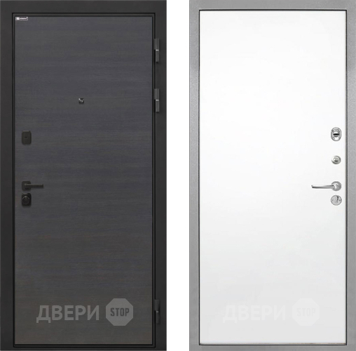 Дверь Интекрон (INTECRON) Профит Black Эковенге Гладкая Силк Сноу в Серпухове