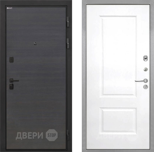 Входная металлическая Дверь Интекрон (INTECRON) Профит Black Эковенге Альба Роял Вуд белый в Серпухове