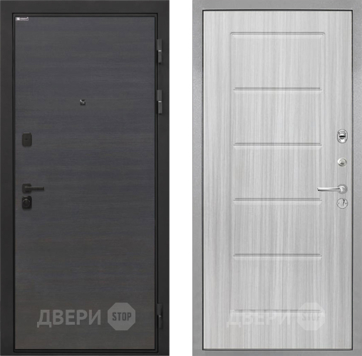 Входная металлическая Дверь Интекрон (INTECRON) Профит Black Эковенге ФЛ-39 Сандал белый в Серпухове