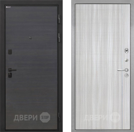 Дверь Интекрон (INTECRON) Профит Black Эковенге В-07 с молдингом Сандал белый в Серпухове