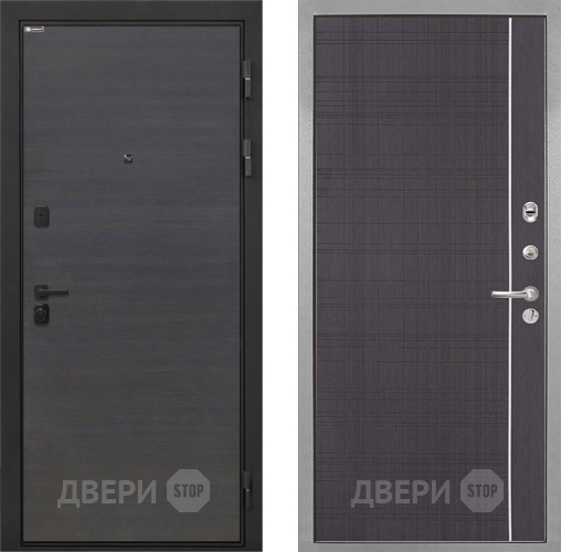 Дверь Интекрон (INTECRON) Профит Black Эковенге В-07 с молдингом Венге в Серпухове