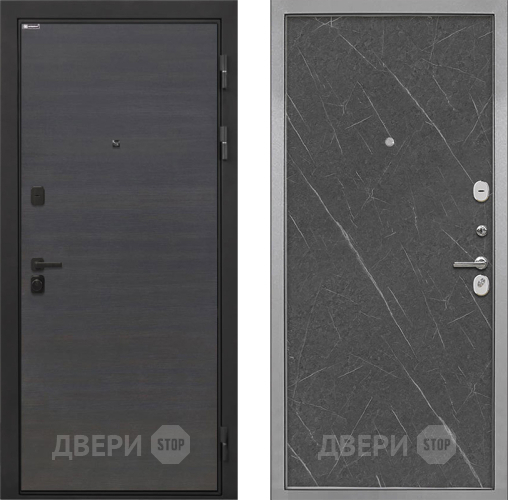 Дверь Интекрон (INTECRON) Профит Black Эковенге Гладкая Гранит лава оникс в Серпухове