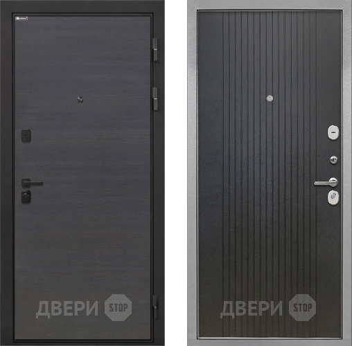 Дверь Интекрон (INTECRON) Профит Black Эковенге ФЛ-295 Лофт черный в Серпухове