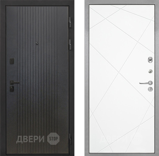 Дверь Интекрон (INTECRON) Профит Black ФЛ-295 Лучи-М Софт милк в Серпухове