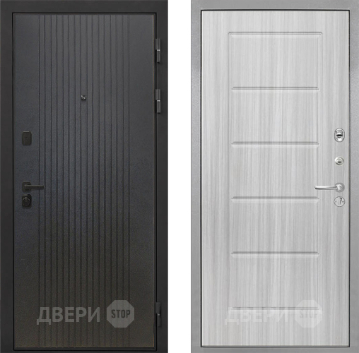 Входная металлическая Дверь Интекрон (INTECRON) Профит Black ФЛ-295 ФЛ-39 Сандал белый в Серпухове