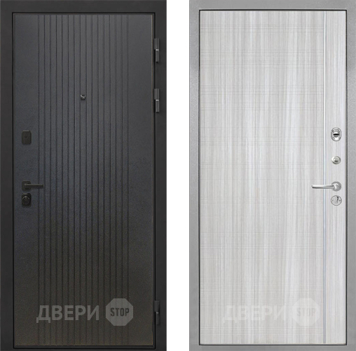 Дверь Интекрон (INTECRON) Профит Black ФЛ-295 В-07 с молдингом Сандал белый в Серпухове