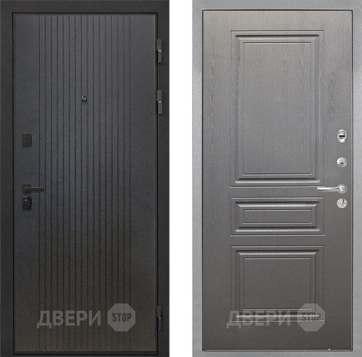 Дверь Интекрон (INTECRON) Профит Black ФЛ-295 ФЛ-243 Графит вуд дуб в Серпухове