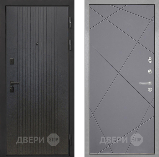 Дверь Интекрон (INTECRON) Профит Black ФЛ-295 Лучи-М Графит софт в Серпухове