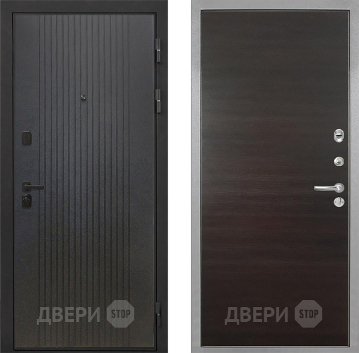 Дверь Интекрон (INTECRON) Профит Black ФЛ-295 Гладкая Эковенге поперечный в Серпухове